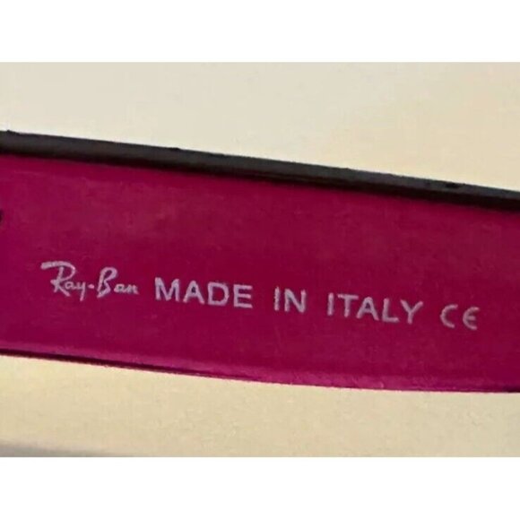 Ray Ban Woman’s Sunglasses Violet/Purple Lei Peng Made In Italy New Vacation Sum - Picture 6 of 8